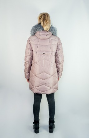 
Зимняя куртка Veralba освежающего розового цвета, большие размеры. Качество - ф. . фото 5