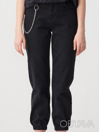 
Прикольные женские джинсы мом, производство Dilvin Турция. Покрой свободный, тк. . фото 1