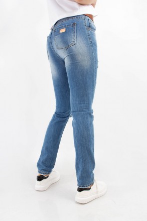 
Летние женские джинсы с разрезами и рваными элементами, производство Турция. По. . фото 4