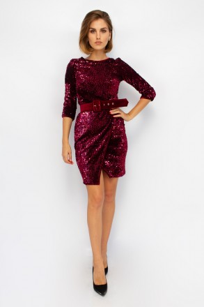 
Оригинальное платье Bodyform, производство Турция. Платье бордового цвета из па. . фото 2