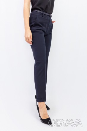 
Классические женские брюки синего цвета, производство Lolen Турция. Покрой слег. . фото 1