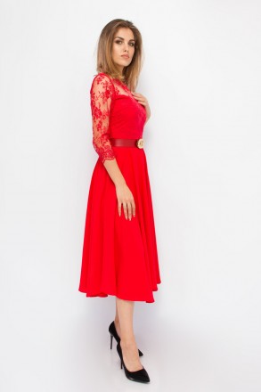 
Оригинальное платье Bodyform, производство Турция. Платье красного цвета с проз. . фото 7