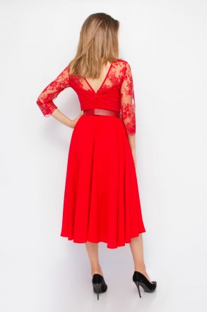 
Оригинальное платье Bodyform, производство Турция. Платье красного цвета с проз. . фото 6