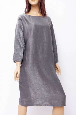 
Оригинальное платье Bies&B8 серого цвета, производство Турция. Ткань мягкая, не. . фото 2