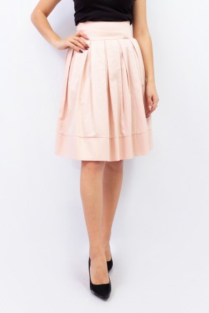 
Расклешенная юбка розового цвета, производство Турция. Ткань плотная, без подкл. . фото 2