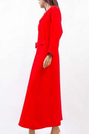 
Оригинальное платье Moi Angel красного цвета, производство Турция. Ткань мягкая. . фото 4