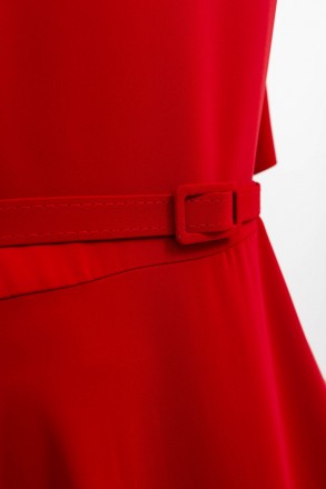 
Строгое платье November бордового цвета, производство Турция. Ткань плотная, не. . фото 4