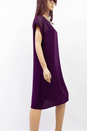 
Строгое платье November фиолетового цвета, производство Турция. Ткань мягкая, н. . фото 3