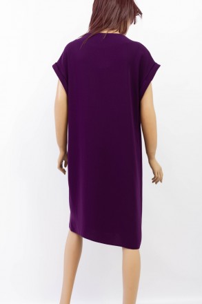 
Строгое платье November фиолетового цвета, производство Турция. Ткань мягкая, н. . фото 5