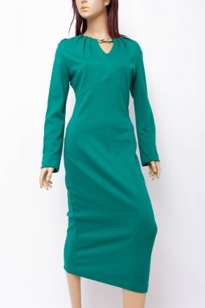 
Оригинальное платье Norm зеленого цвета, производство Турция. Ткань мягкая, хор. . фото 2