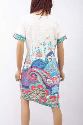 
Оригинальное платье CMA белого цвета с цветочным принтом, производство Турция. . . фото 4