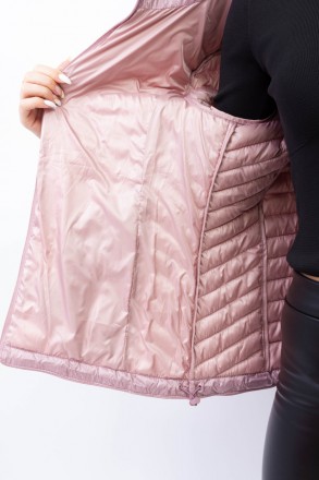 
Оригинальная демисезонная куртка от Money&you лилового цвета большие размеры. К. . фото 7