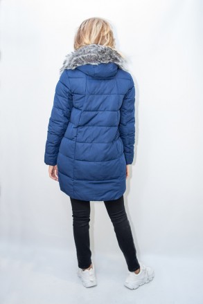Классическая женская куртка
Зимняя куртка Xuezinuoyi синего цвета с искусственны. . фото 5