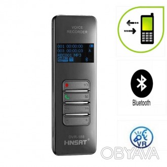 Bluetooth диктофон с возможностью записи телефонных разговоров со смартфона Уник. . фото 1
