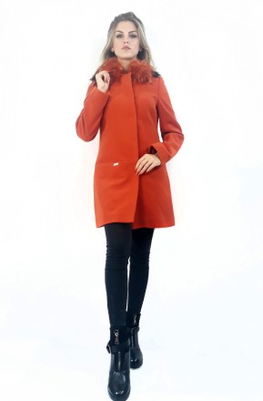
Классическое пальто Bechetti оригинальный оранжевый цвет, производство Турция. . . фото 2