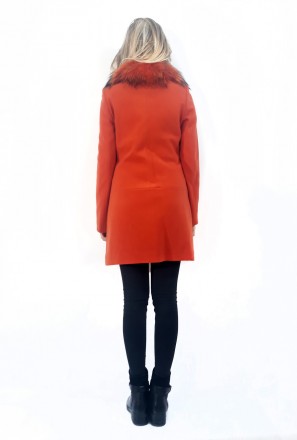 
Классическое пальто Bechetti оригинальный оранжевый цвет, производство Турция. . . фото 3