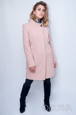 Классическое пальто от турецкой фабрики Kent розового цвета. Крой у пальто прита. . фото 1
