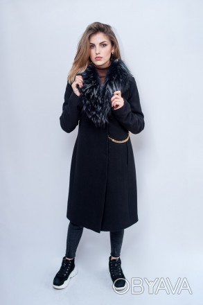
Классическое пальто Punky Klan черный цвет, производство Турция. Крой у пальто . . фото 1