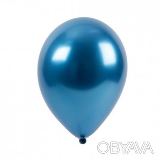 
Хромированный воздушный шар размером 18 см синего цвета. В упаковке 50 шт. Прои. . фото 1