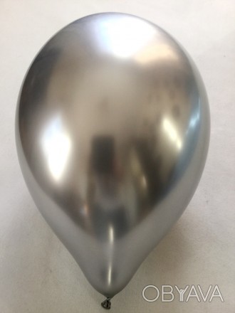 
Красивейший воздушный шар хром серебряного цвета, размером 45 см в надутом виде. . фото 1