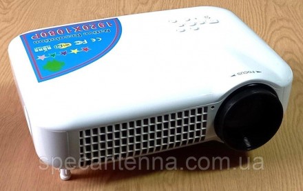 Full HD 1920х1080p мультимедийный LED-7018 проектор - домашний кинотеатр 2400Lm . . фото 3