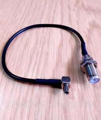 Антенный адаптер, переходник, pigtail TS9 - F-female для модемов Huawei, ZTE, No. Днепр. фото 1 Антенный адаптер, переходник, pigtail TS9 - F-female для модемов Huawei, ZTE, No. Днепр. фото 1