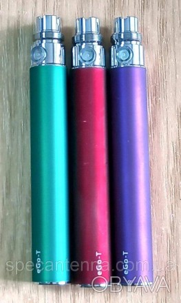 Мод с аккумулятором eGo-T 1100 мАч зеленый, вишня, фиолетовый (сменный для элект. . фото 1