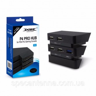 Dobe PS4 Pro USB-концентратор для игровой консоли. Дніпро. фото 1 Dobe PS4 Pro USB-концентратор для игровой консоли. Дніпро. фото 1