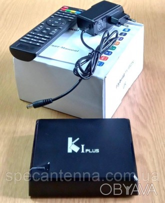 Приставка K1 Plus Combo Android 7,1 + DVB-T2 + спутниковое DVB-S2 HD1080p + IP Т. . фото 1