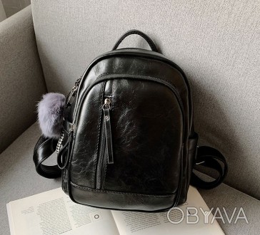 
Женский рюкзак с меховым брелком
 Характеристики:
Материал: Плотная и высококач. . фото 1