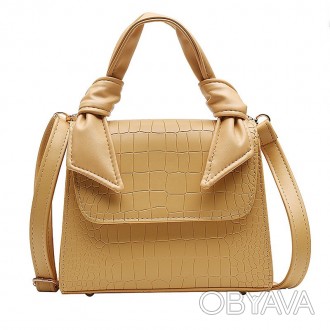 
Женская сумка через плечо в стиле кожи рептилии
Женская сумочка на широком ремн. . фото 1