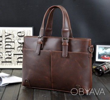 
Модная мужская сумка для работы
Характеристики:
Материал: Плотная и высококачес. . фото 1