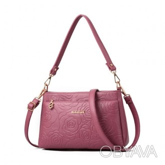 
Женская мини сумочка клатч с розами
 Характеристики:
Материал: качественная ПУ . . фото 1