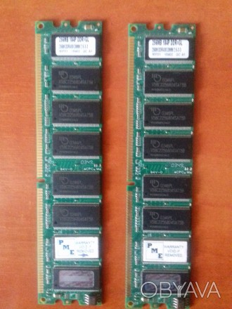Продам свою оперативная память DDR 256 Mb 2 планки по 75гр каждая.. . фото 1