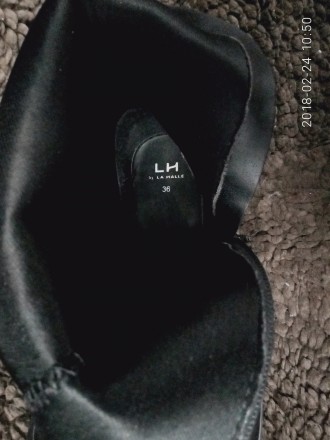 Сток фирменые сапожки испанской фирмы LH by LA HALLE.качество.высота сапога 30см. . фото 4