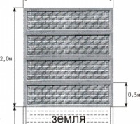 Наше предприятие изготовит бетонные наборные заборы.Также установка и доставка.В. . фото 2