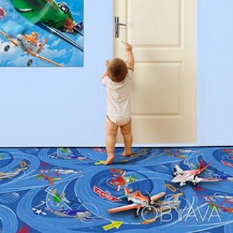 
Дитячий ігровий килим для хлопчика Планес 70
Стандартна ширина: 1,5м; 2м; 2,5м;. . фото 1