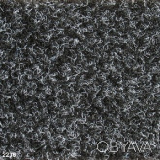 Чорний зносостійкий ковролін на гумовій основі використовується:
для офісних при. . фото 1