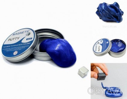 Умный магнитный пластилин Magnetic Putty Синий
Описание:
Магнитный пластилин «Ma. . фото 1