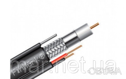 Коаксиальный кабель FinMark F690BVM-2x0.75 POWER сочетает в себе достоинства под. . фото 1