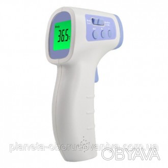 Безконтактний інфрачервоний медичний термометр (пірометр) 0~100 °C, WINTACT WT36. . фото 1