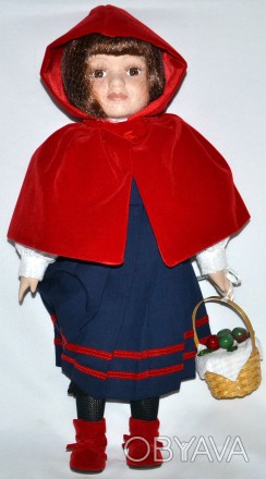 Кукла "Красная шапочка" фарфор.
Высота 40 см.
В отличной сохранности. . фото 1