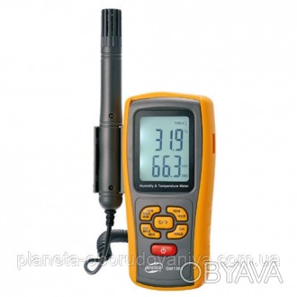 Термогигрометр, термопара 0-100%, -10-50°C BENETECH GM1361
 
Измеритель температ. . фото 1