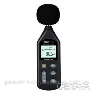 Измеритель уровня шума (шумомер), фильтр А/С WINTACT WT1357
 
Цифровой шумомер W. . фото 1