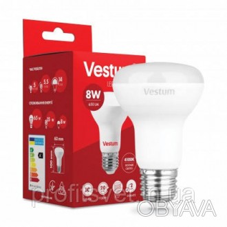 Светодиодная лампа Vestum LED R63 8W 4100K 220V E27 – современный подход к выбор. . фото 1