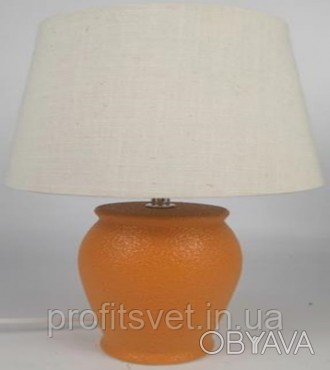 настольная лампа керамическая с белым абажуром Многообразие настольных ламп в кл. . фото 1