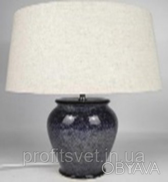 Прикроватная настольная лампа керамическая с абажуром Многообразие настольных ла. . фото 1