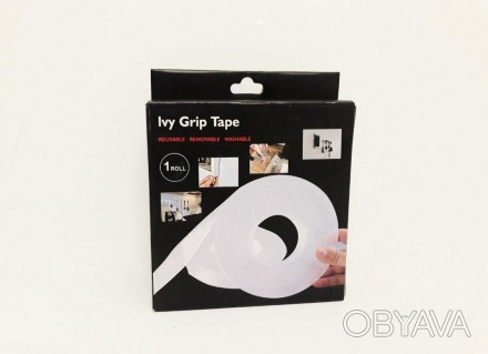 Багаторазова кріпильна стрічка Ivy Grip Tape 5 м
 
Він же товстий акриловий скот. . фото 1