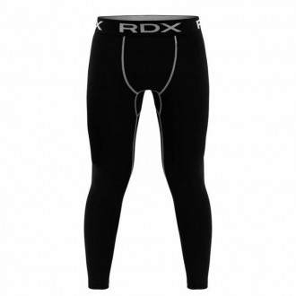 Під час найвиснажливіших спарингів і тренувань компресійні штани RDX Lycra Black. . фото 4