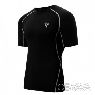 Рашгард з коротким рукавом RDX Lycra Black
Рашгард з коротким рукавом RDX Lycra . . фото 1